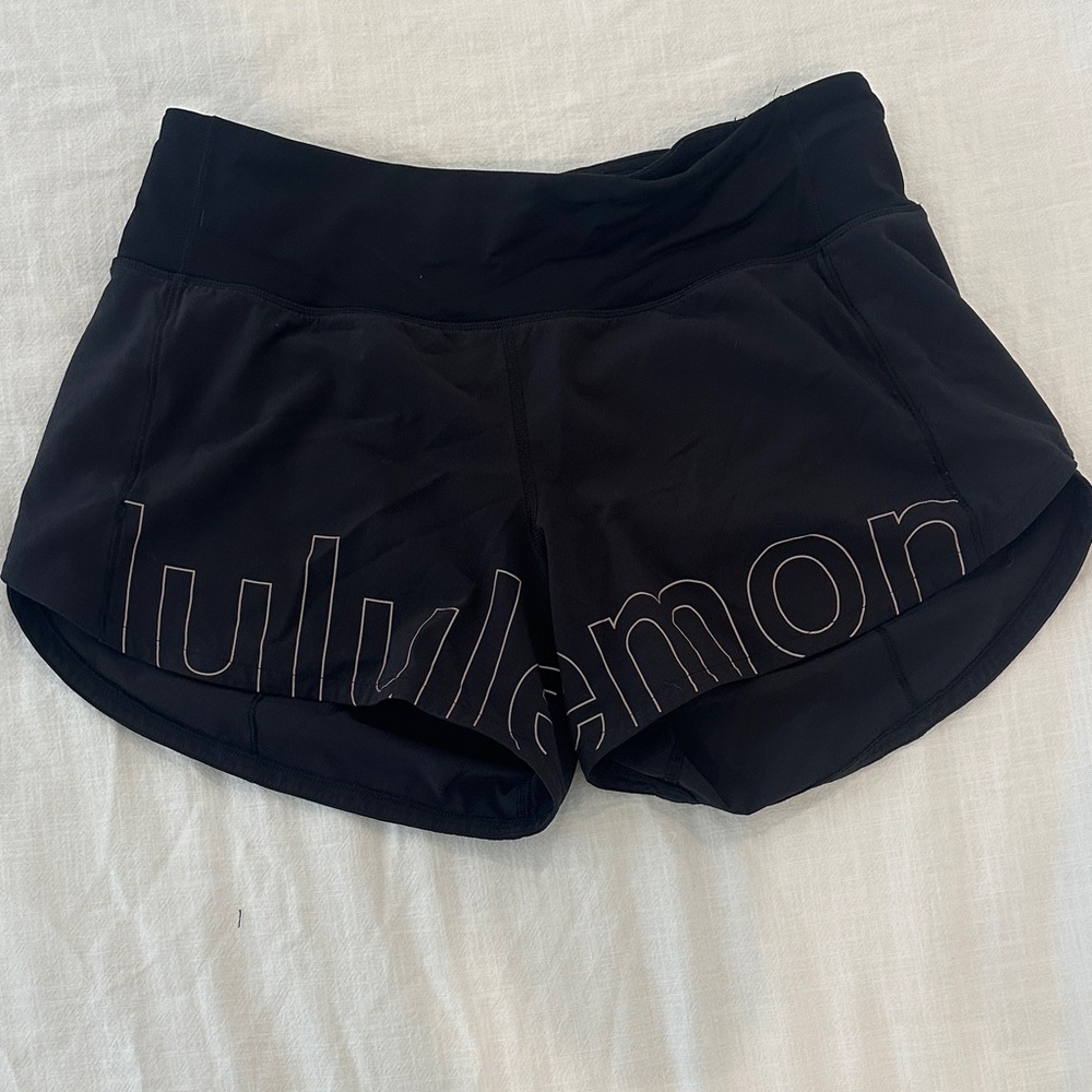 lululemon athletica Black Athletic Shorts